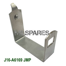 Torque reaction spring clip